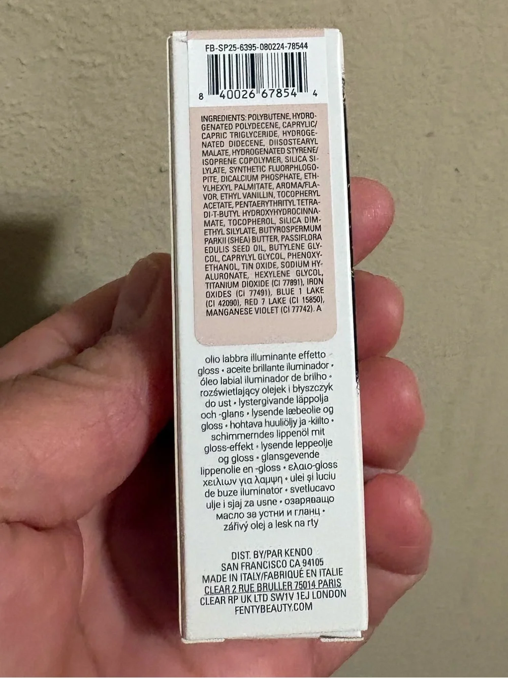 Fenty Beauty luminizing lip